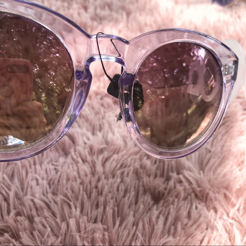 New oval Sunnies retro sunglasses lavender - Picture 7 of 7